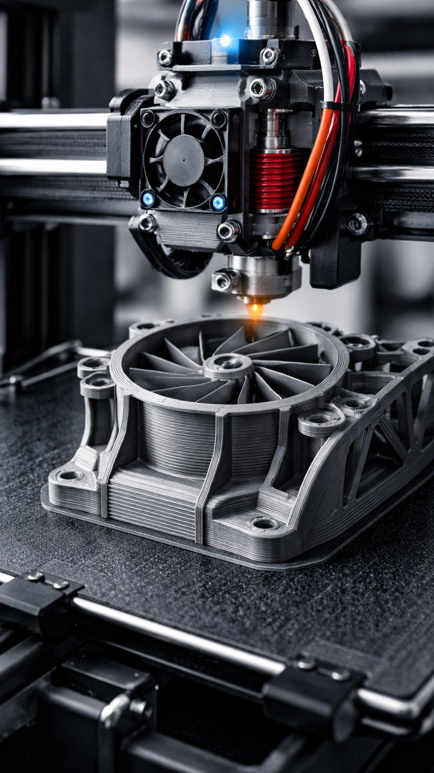 3d printing in progress